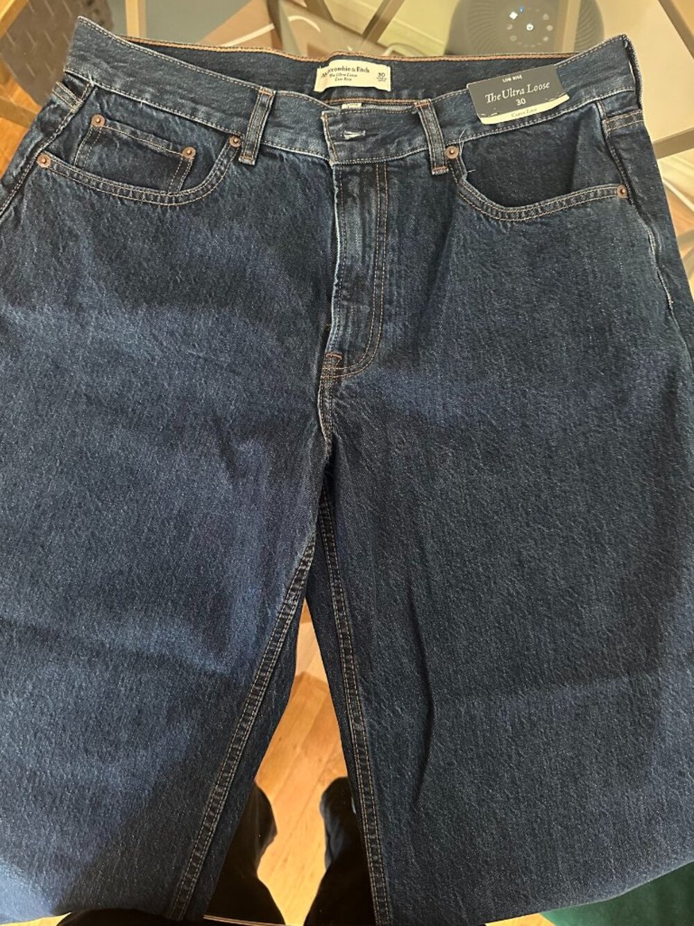 Abercrombie and Fitch- size 30 low rise-the ultra loose-curve love